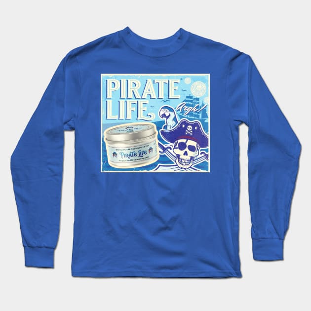 Pirate Life Long Sleeve T-Shirt by MagicCandleCompany